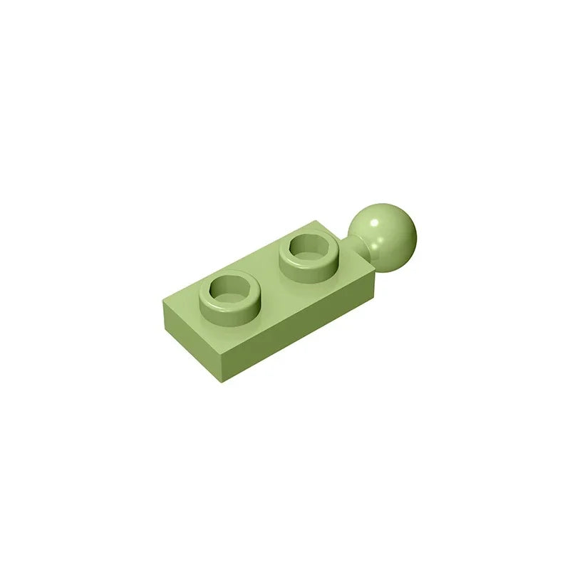 Gobricks GDS-852 Plate Modified 1 x 2 with Tow Ball on End | Building Block for DIY C alternate view