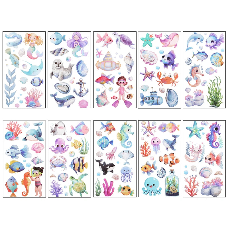 10pcs Soccer Temporary Tattoo Stickers Kids Boys Birthday Party Favors Sport Footba additional angle