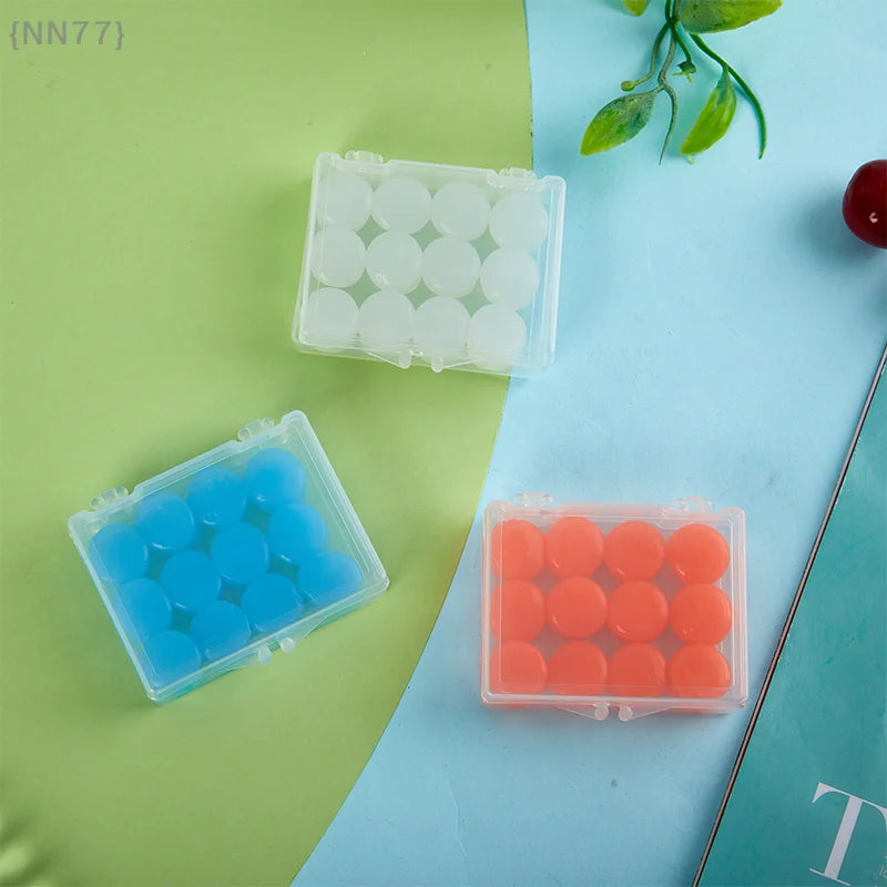 Multi-Purpose Silicone Earplugs (12 Pack) | Moldable Design for Swimming, Sleeping & Noi detail view