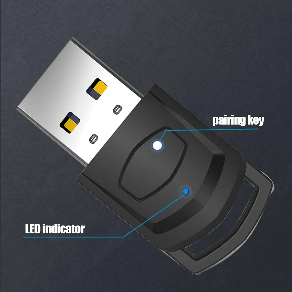 Wireless Bluetooth 5.0 Audio Adapter for PS5 PS4 PC | Low Latency Game Headset Transmitt detail view