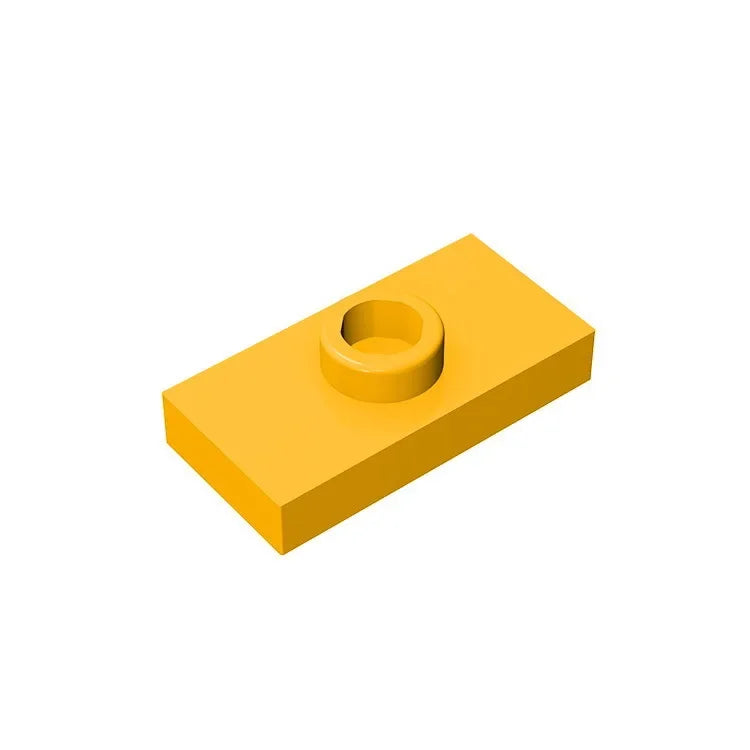 Gobricks PLATTE 1X2 MIT 1 NOBBE | Baustein modifiziert kompatibel mit Lego 15573