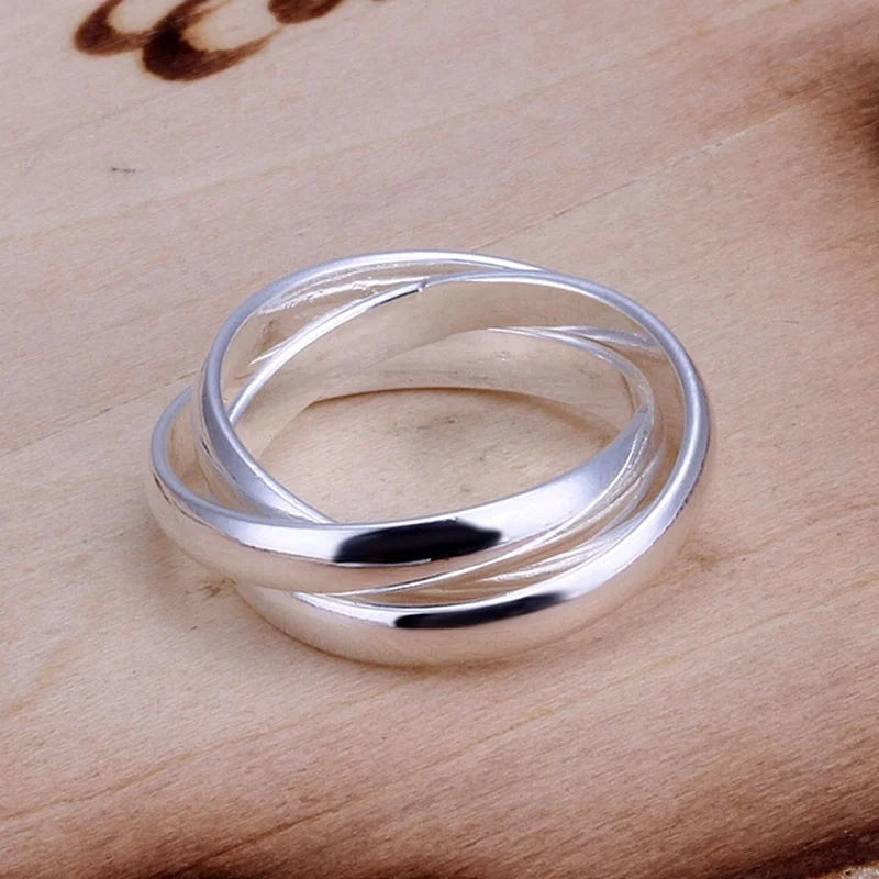 Free Shipping for Women Lady Wedding Beautiful Charm Fashion Women 925 Sterling Silver close-up view