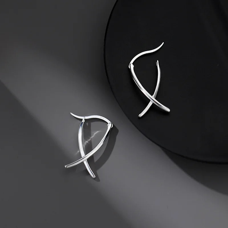 Trendy Jewelry Simply Earrings Unique Geometry Earrings For Women Gift Earings Fash additional angle