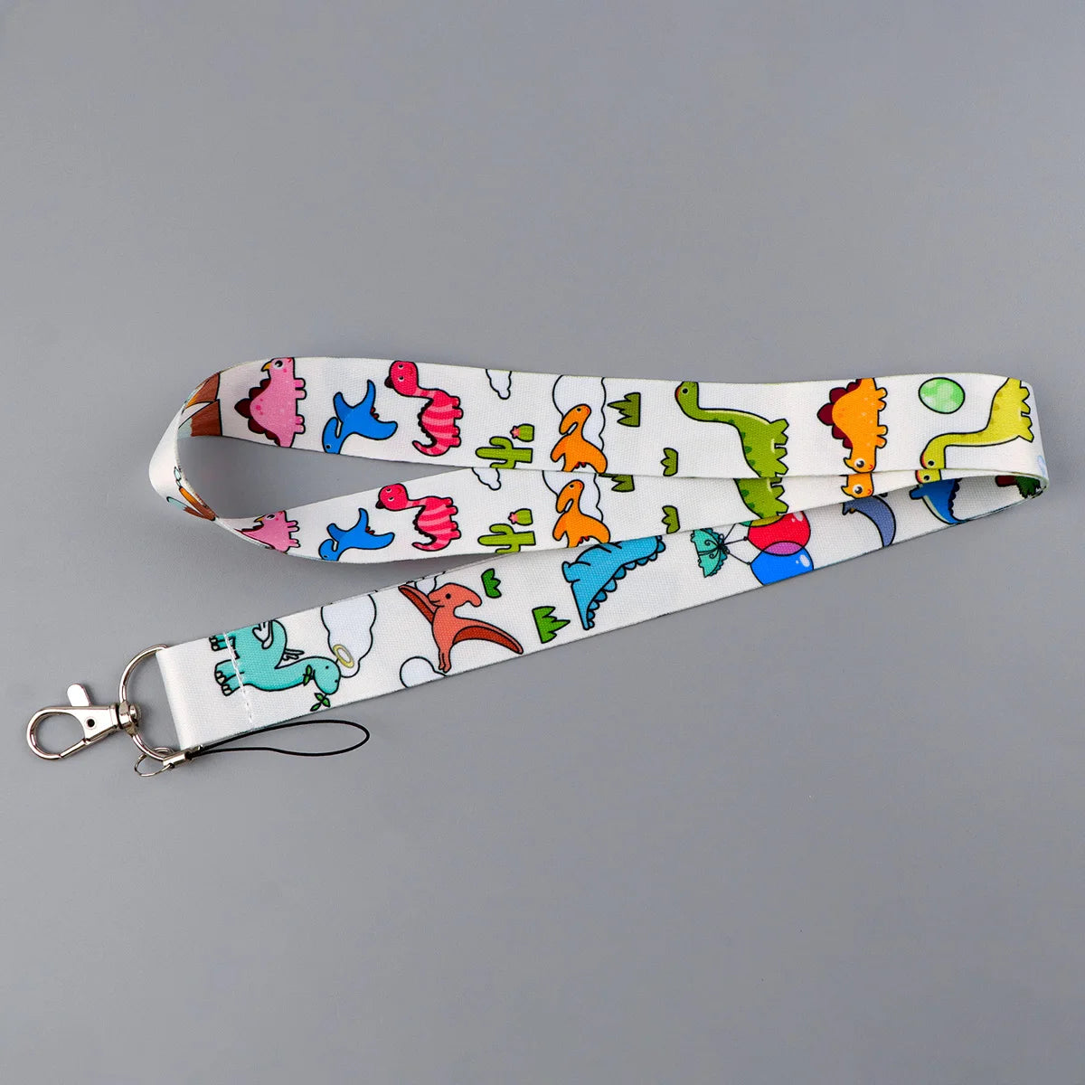 Cartoon Dinosaur Lanyards for Keys Phone Straps ID Card USB Badge Holder Keychain Key alternate view