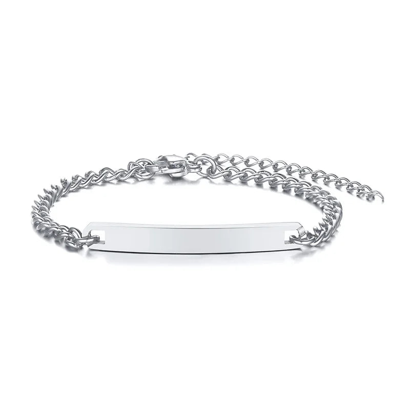 Adjustable Kids ID Bracelet | Custom Name Stainless Steel Anti-Lost Jewelry lifestyle view
