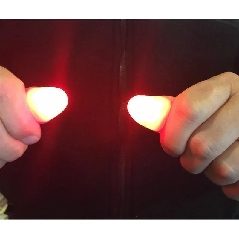 LED Light Up Thumb Props Magic Trick Toys