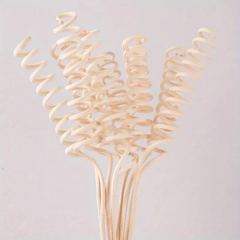 10Pcs Plant Curved Rattan Sticks | Reed Diffuser Replacement Sticks for Home Fragrance close-up view