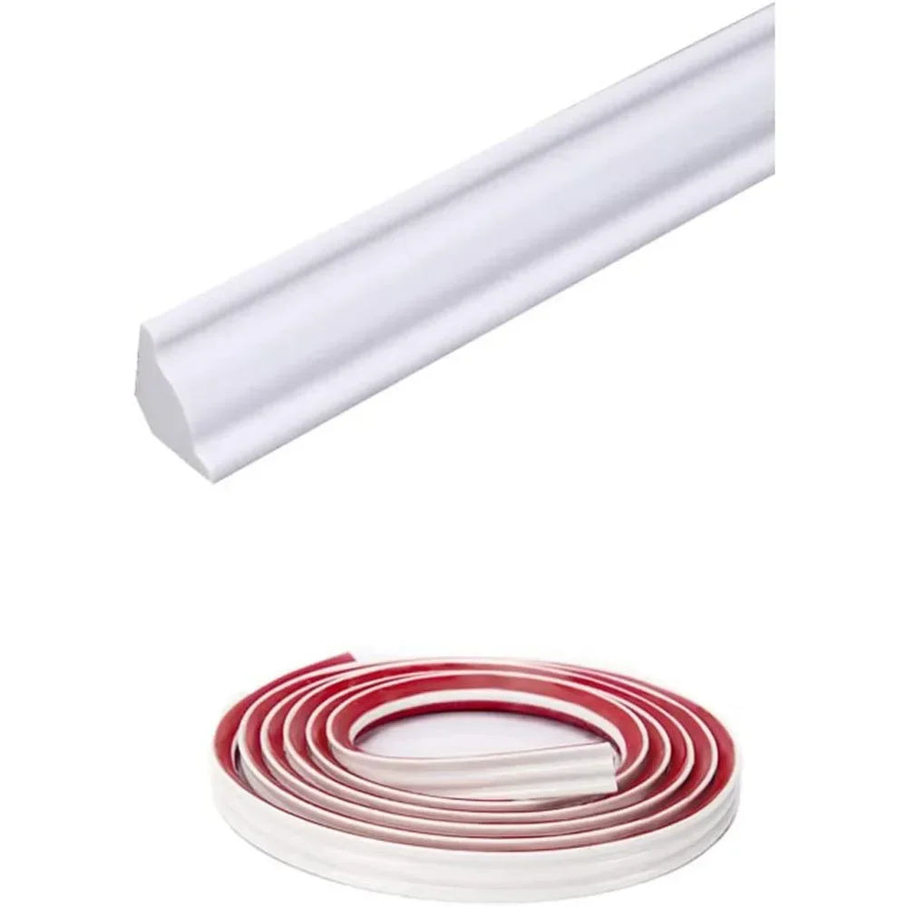 Self-Stick Wall Skirting Trim | 3D Flexible Border Decorative Line additional angle