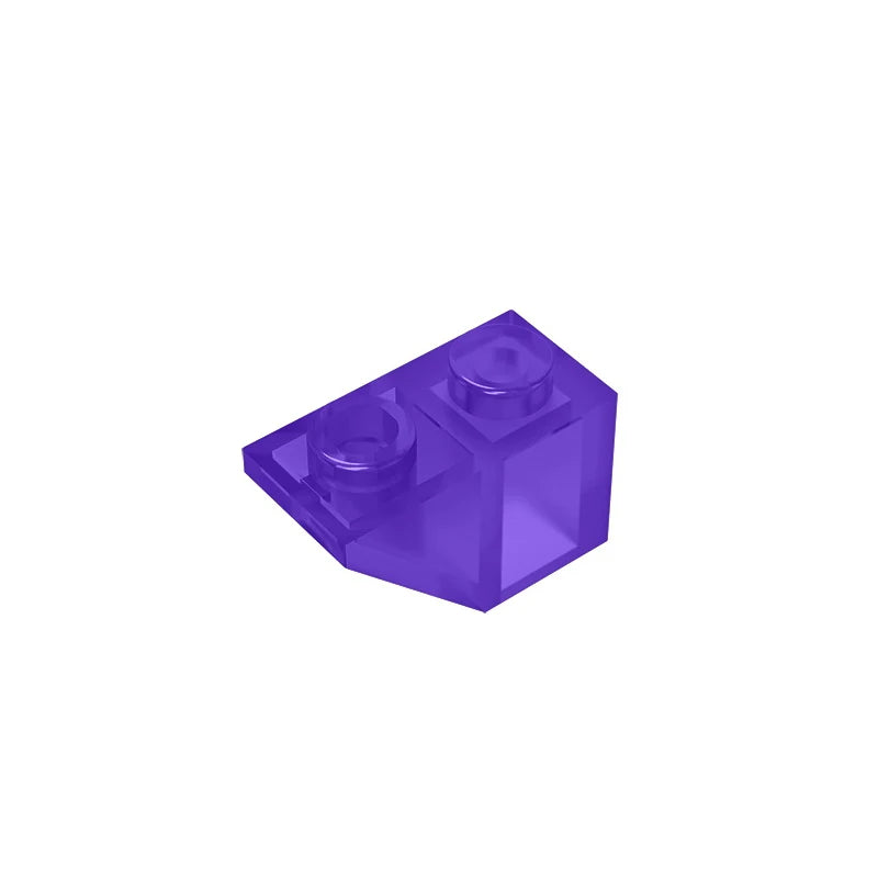 Gobricks GDS-597 Slope, Inverted 45 2x1 | Compatible Building Block for DIY alternate view