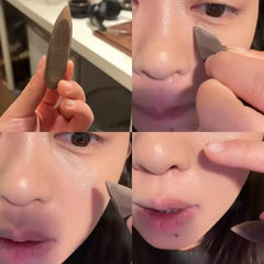 Finger Shape Blender Makeup Sponge Puff Dry Wet Dual-use Foundation Sponge Concealer B close-up view
