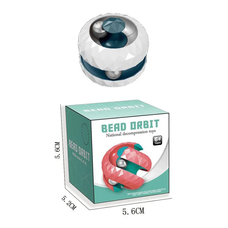 Fidget Orbit Ball | Creative Sensory Decompression Toy for Kids and Adults additional angle