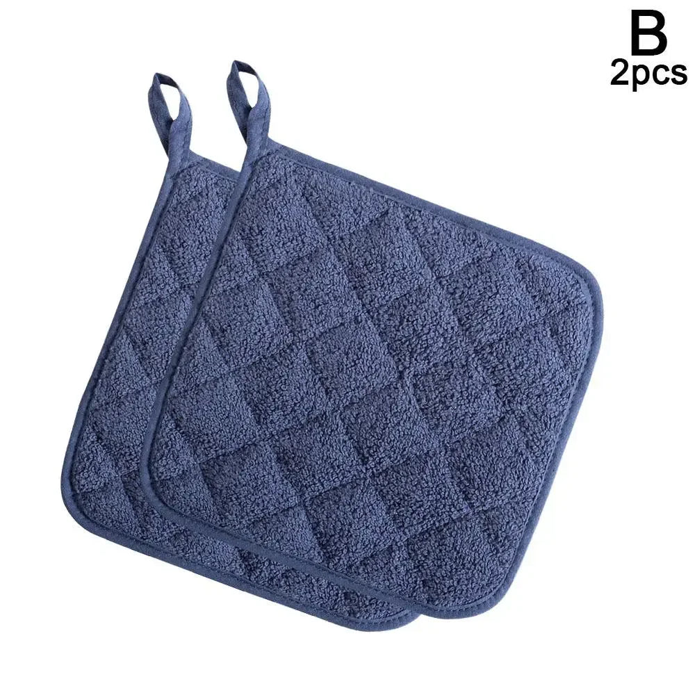 Thickened Cotton Square Placemat | Heat Resistant Table Mat for Dining Table alternate view