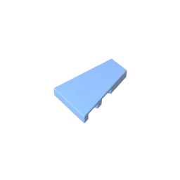 Gobricks GDS-M540 Tile Special 2 x 3 Pentagonal (right) | Compatible Building Block additional angle