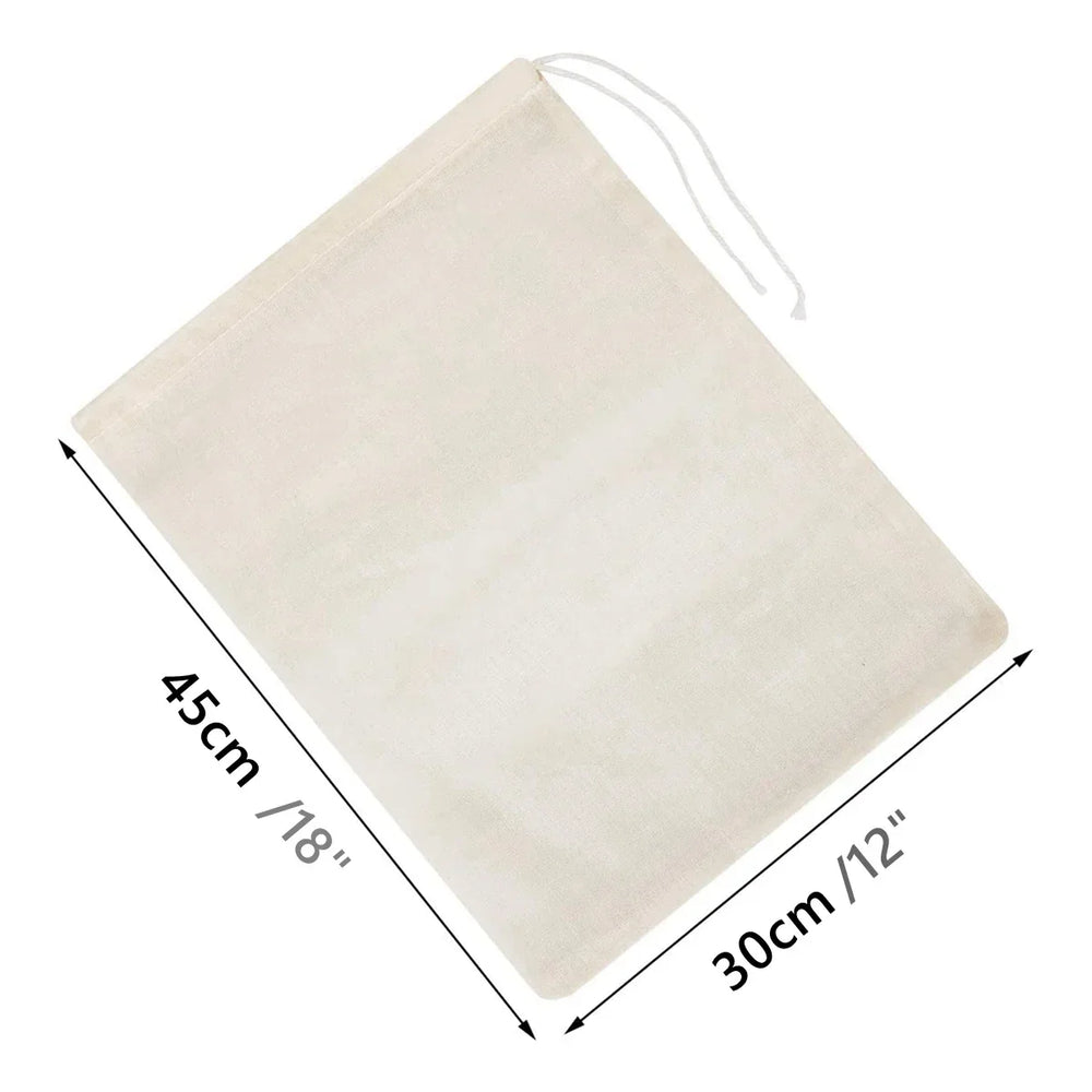 Nut Milk Bag Home Kitchen Gadgets Dish Drainer Kitchenware Reusable Unbleached Useful Th detail view