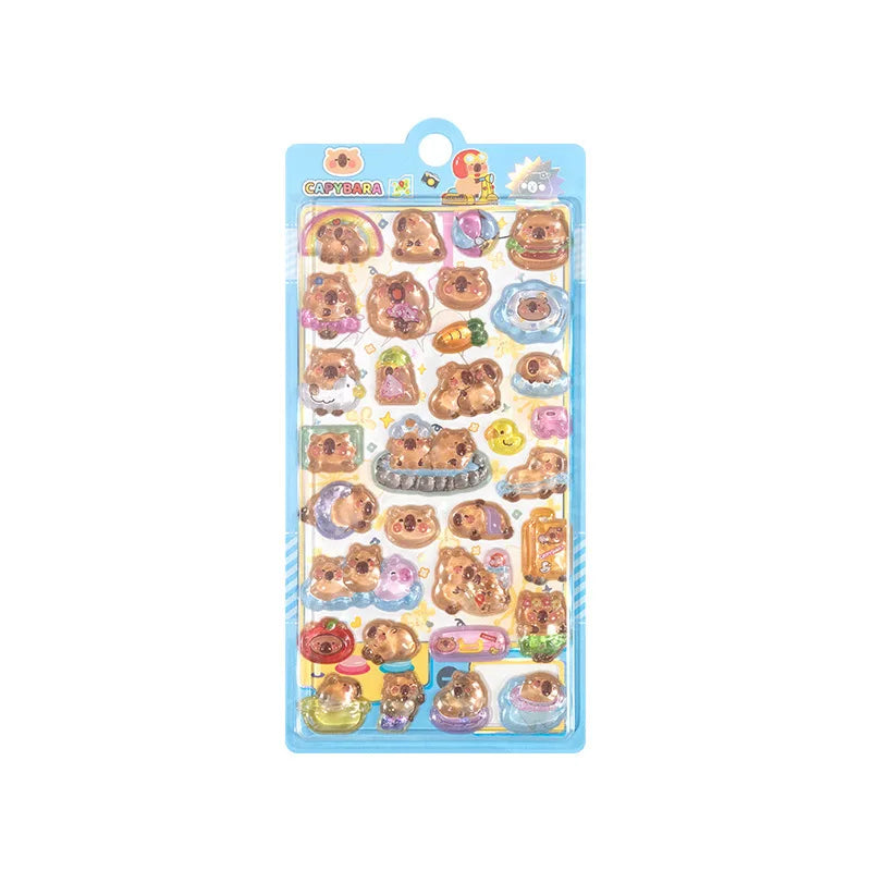 3D Food Stamping Seal Sticker | Japanese Anime Decorative Craft Stickers for Kids additional angle
