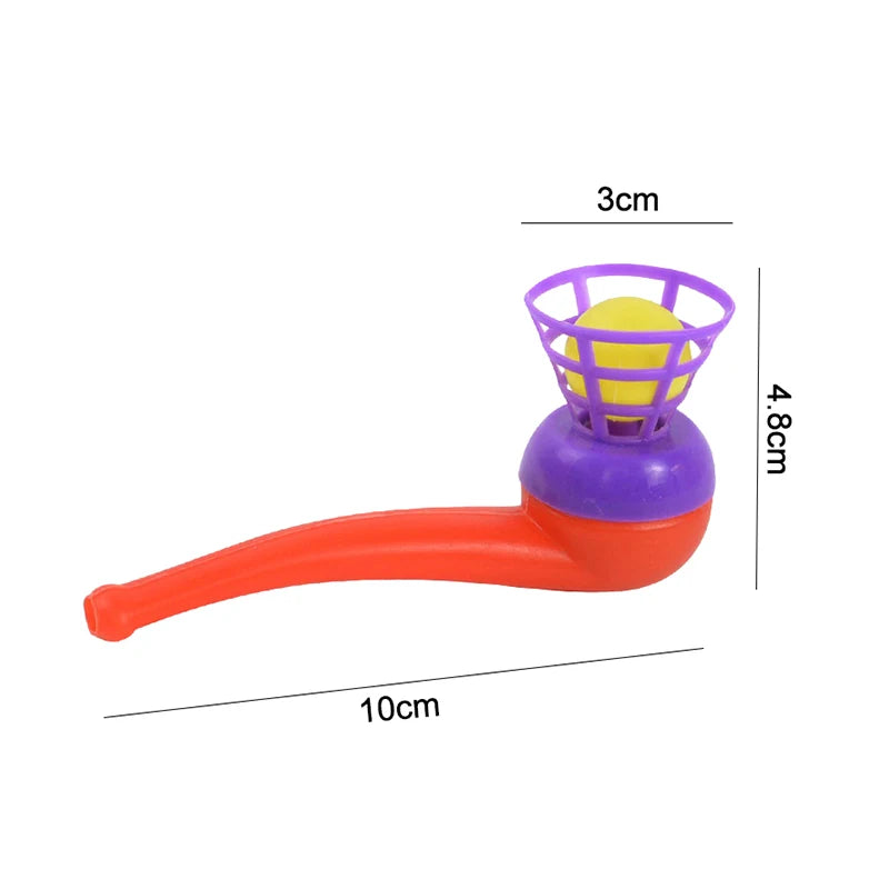 10/20Pcs Colorful Blowing Pipe Magic Floating Ball Game Kids Birthday Party Favors additional angle