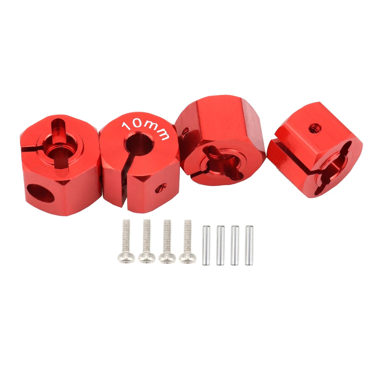 Aluminum 5/6/7/8/9/10/11/12mm Adapter Hex 12mm Drive Hub with Pin Screws for RC Auto alternate view