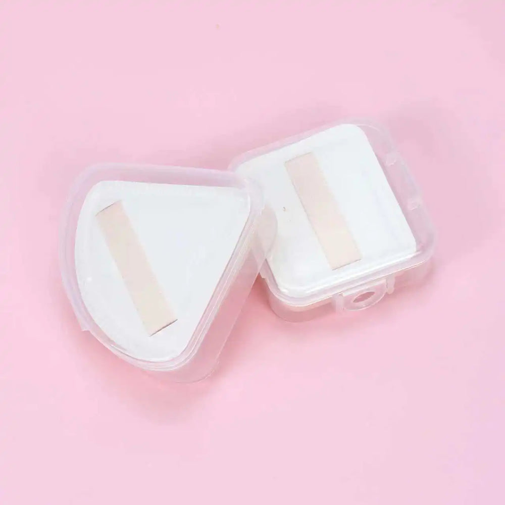 Super Soft Cloud Puff with Box Round Square Makeup Sponge Puff Dry Wet Dual Use Liquid close-up view