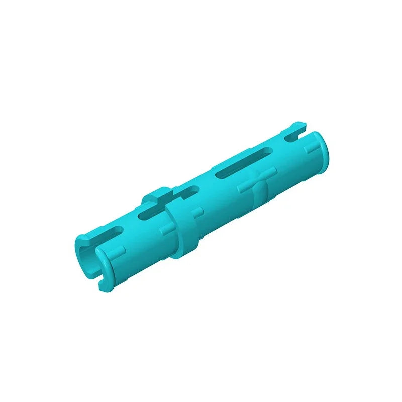 Gobricks GDS-888 Technical Pin 3L with Friction Ridges | Compatible with Lego 6558 close-up view