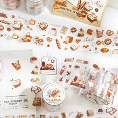 Cute Cartoon Snack Ice Cream Masking Tape | 5x200cm for DIY Scrapbooking