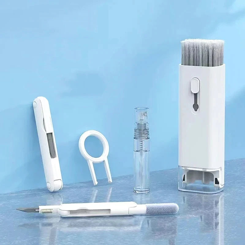7 in 1 Computer Keyboard Cleaner Brush Kit Earphone Cleaning Pen For Headset Keyboard Cleaning Tools Cleaner Keycap Puller Kit