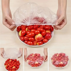 100-Piece Disposable Food Covers