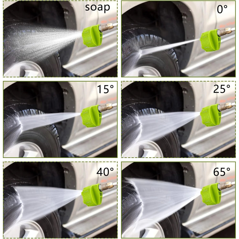 High Pressure Car Wash Nozzle 6 in 1 Multifunctional 14 Inch Design Suitable for 1/4 lifestyle view