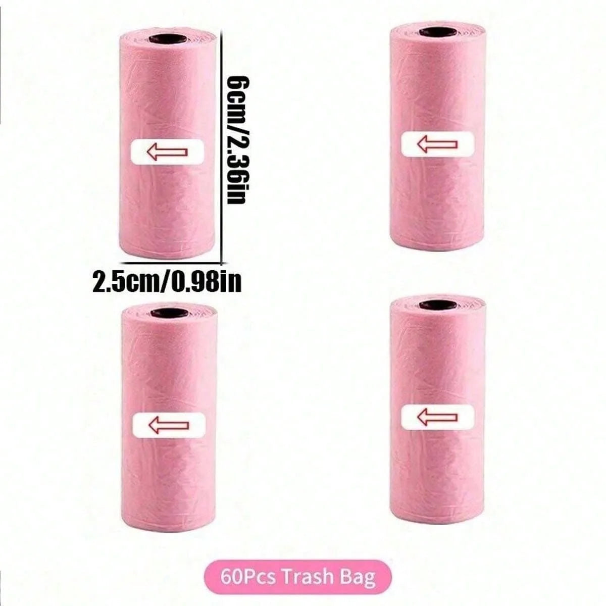 Car Trash Can, Mini Leakproof Trash Can for Car Desk, Thickened Garbage Bags Includ additional angle