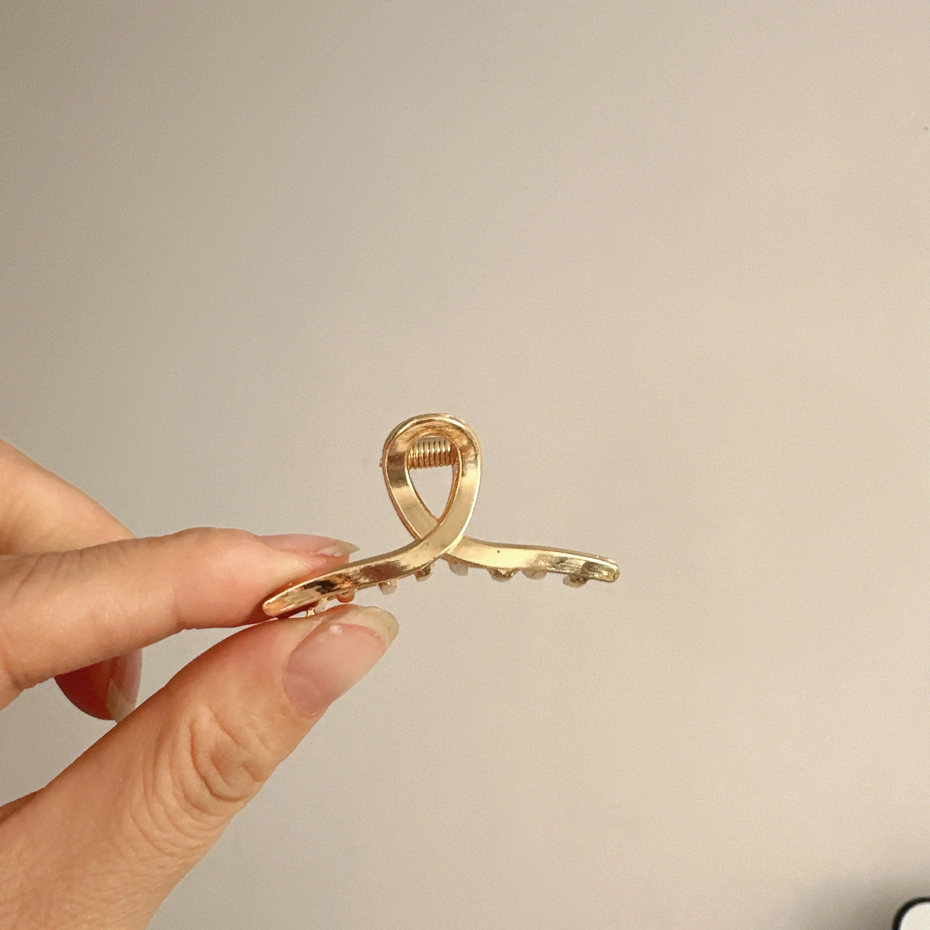 Mini Metal Bow Hair Claw Clip Women Summer Headwear