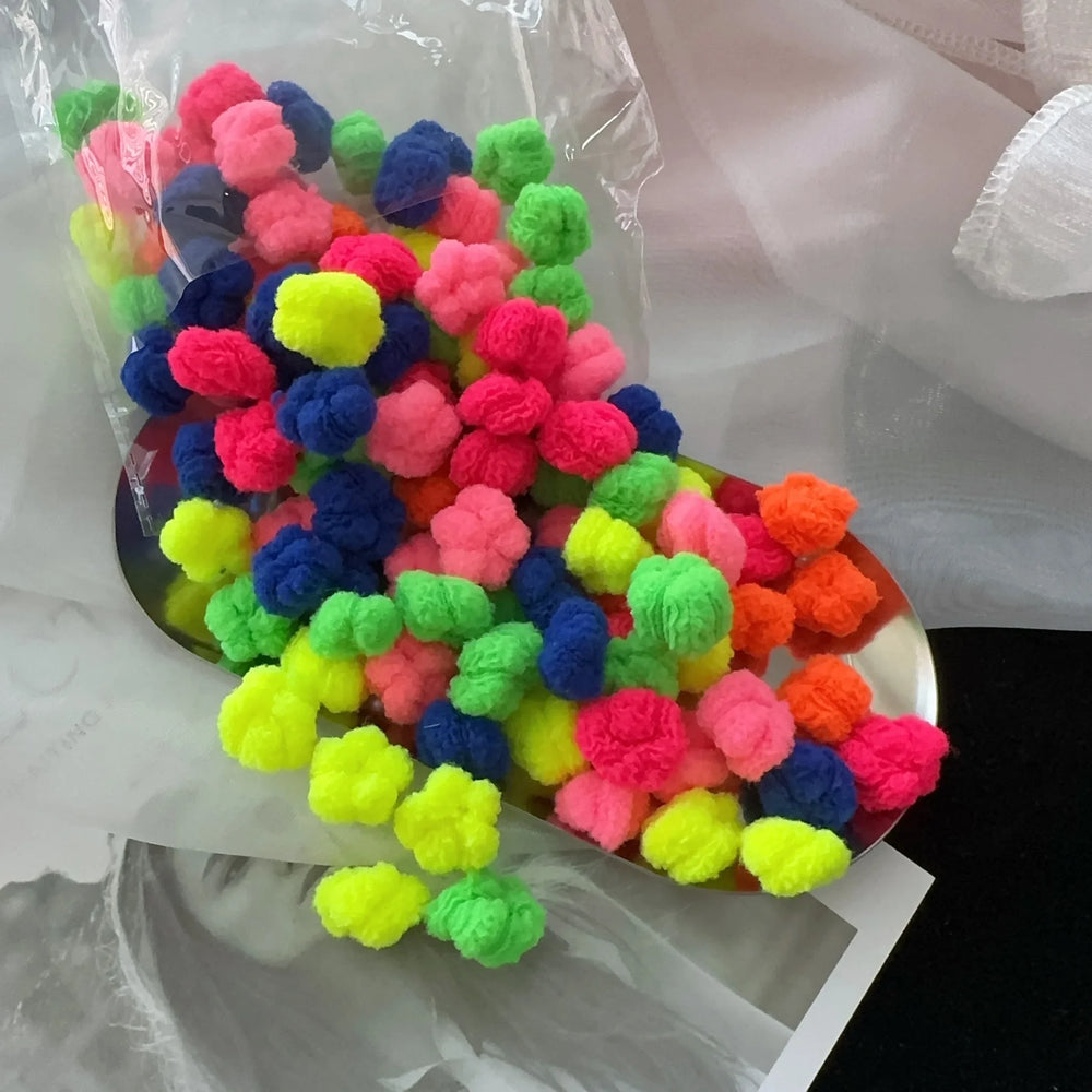 Scrunchie Rubber Band Kid Hair for Girls Ponytail Hold close-up view