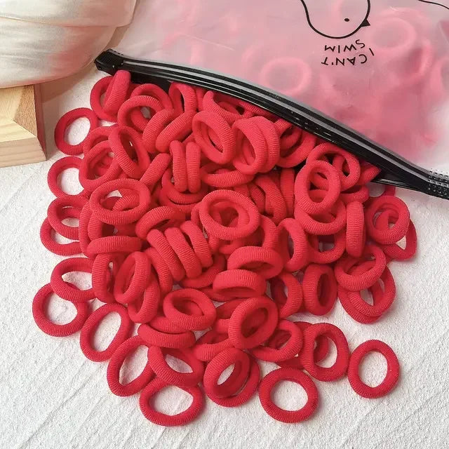 Scrunchie Rubber Band Kid Hair for Girls Ponytail Hold close-up view