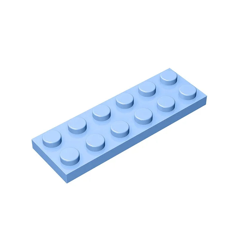 Plate 2 x 6 Building Block | Compatible Building Brick for DIY Creations lifestyle view