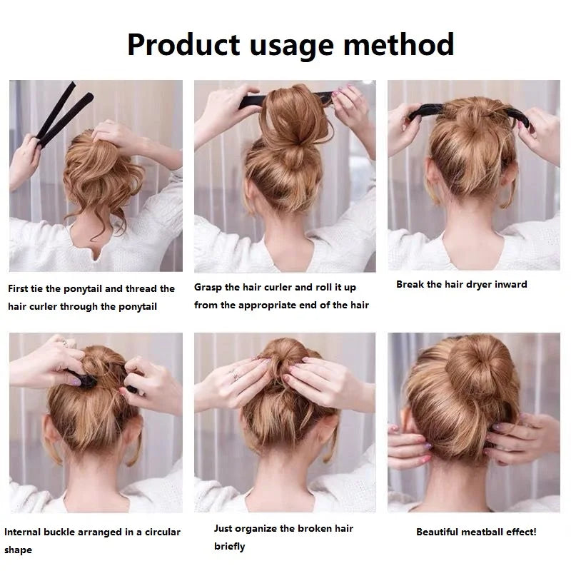 For Beam Twister Hairpin Bagel Sofia Twist Hair Donut Bun Accessory | Industrial St additional angle