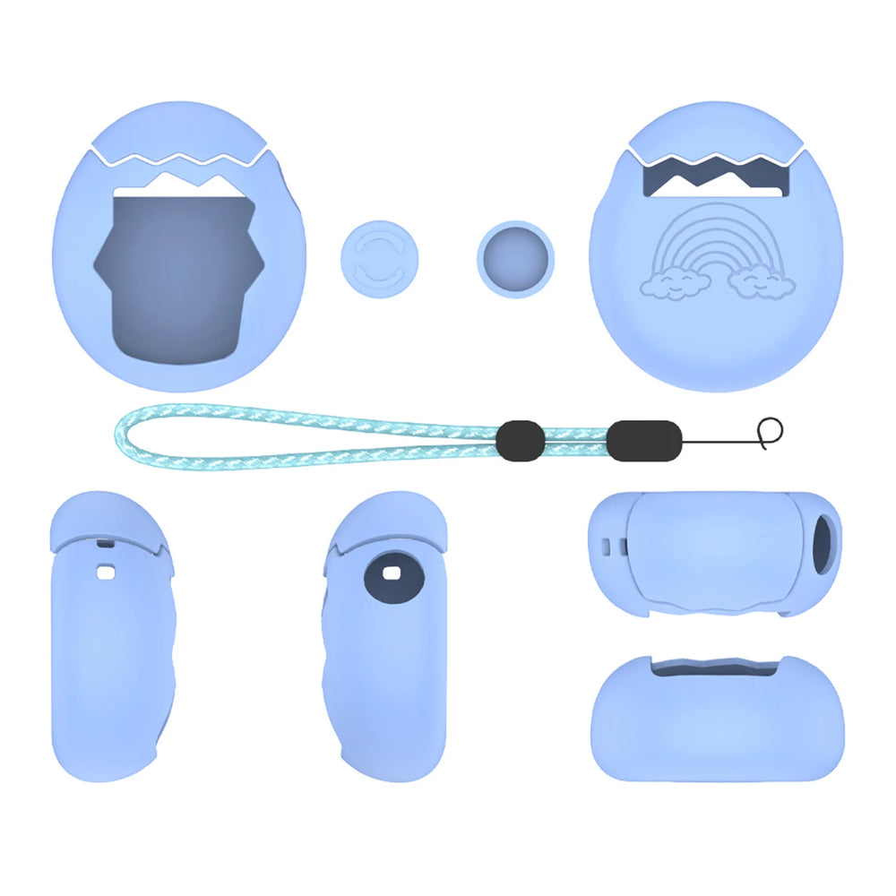 Silicone Cover with Thumb Grips and Lanyard | Soft Full Body Case for Tamagotchi Pa additional angle
