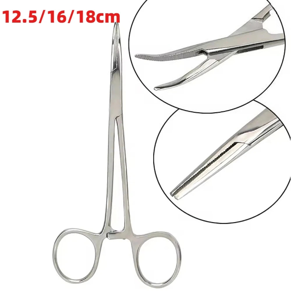 Multifunctional Hemostatic Forceps | Stainless Steel Surgical Clamp for Fishing, Arts & Crafts