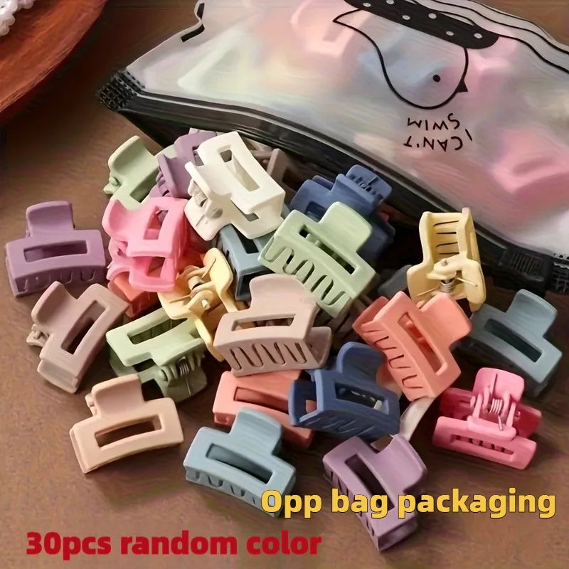 5/10/20/30 Pieces of Colorful, Small-Sized Kid’s Clip-On Hair Accessories with a Latt alternate view