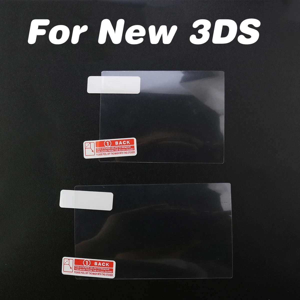 1Set Protective Film For New 3DS XL LL Clear Top Bottom Screen Protector Films For Nintend 3DS XL/LL