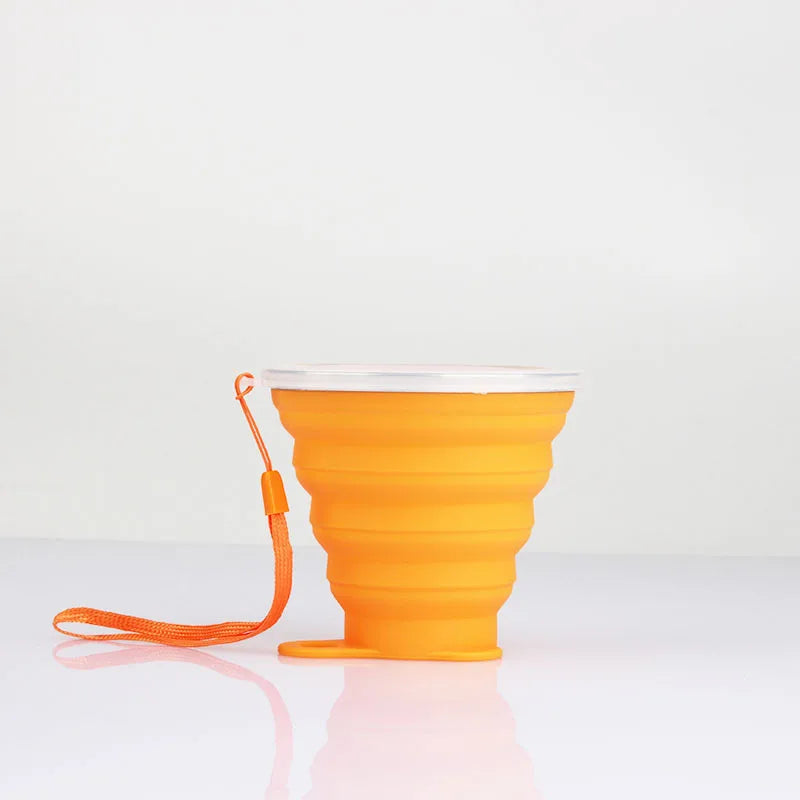 Silicone Foldable Cup Collapsible Telescopic Cute Water Bottle Outdoor Travel Childre alternate view