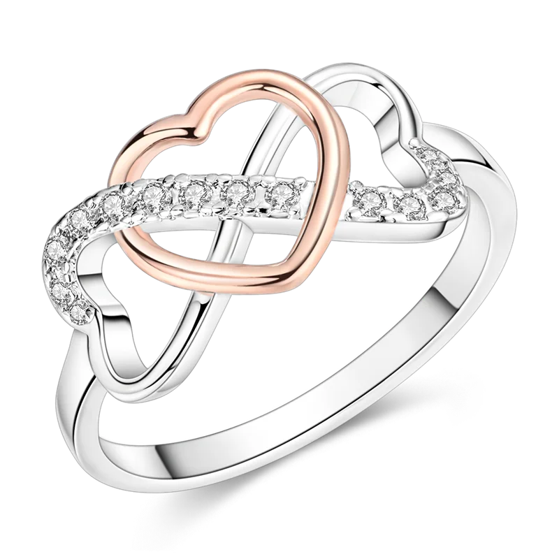 Daisy 925 Sterling Silver Wedding Ring | Sparkling Zircon Engagement Jewelry detail view
