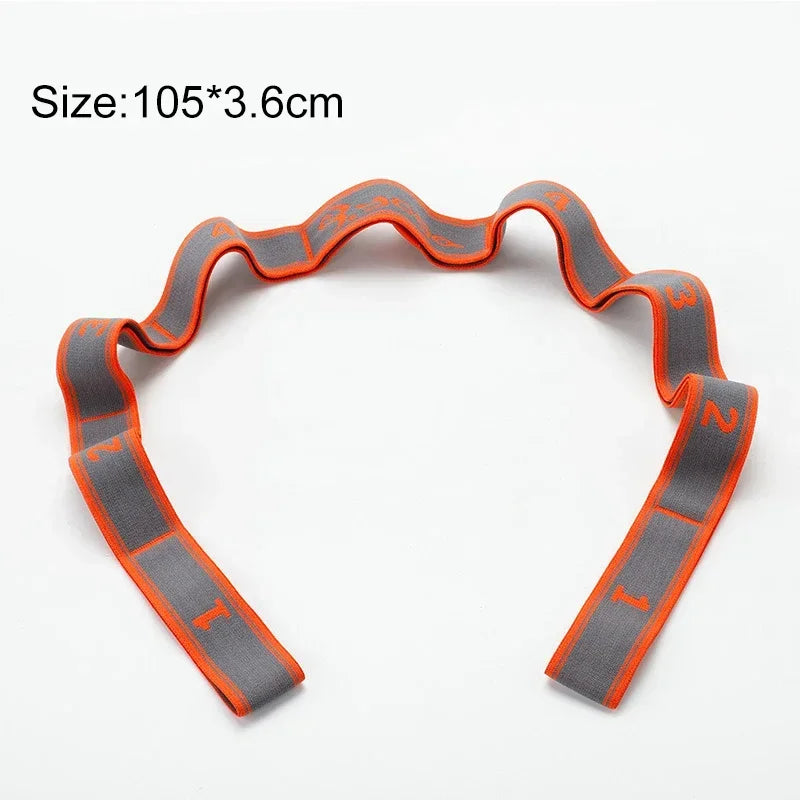 Yoga Pull Strap Belt | Elastic Resistance Band for Pilates and Dance Stretching alternate view