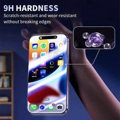 4PCS Full Cover Tempered Glass Screen Protector For iPhone 15 14 13 12 11 Pro Max Protection Glass For iPhone 14 15 16 Pro Max