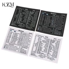 Windows PC Keyboard Shortcut Sticker | Quick Reference Decal for Laptop Desktop
