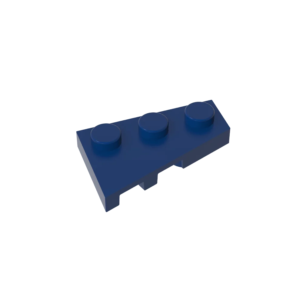 Gobricks GDS-547 Wedge Plate 3 x 2 Right | Compatible Building Block for DIY Creation lifestyle view