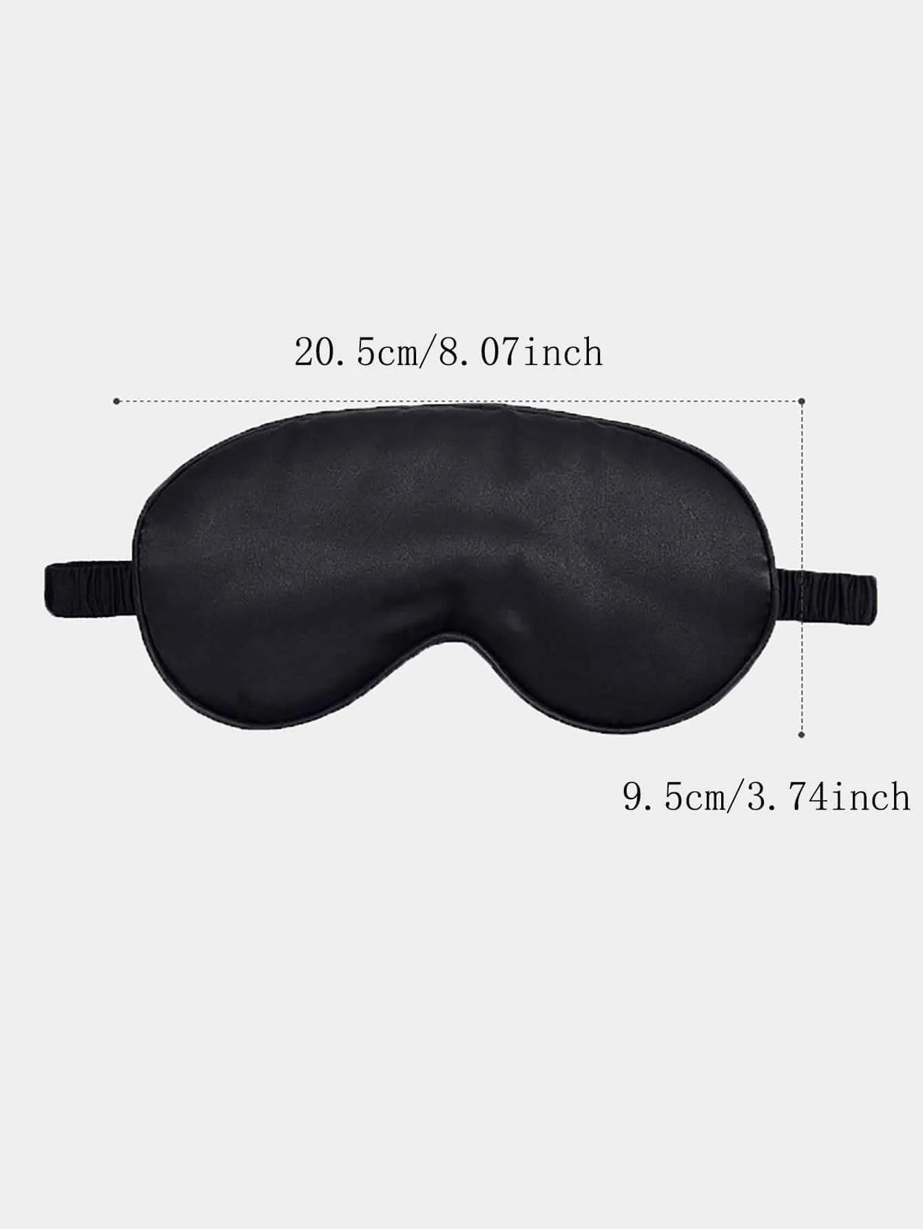 Double Sided Imitation Silk Sleep Mask | Light Blocking Travel Eye Mask lifestyle view
