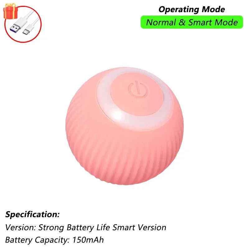 Interactive Smart Cat Toy Ball | Automatic Rolling Ball with Obstacle Avoidance lifestyle view