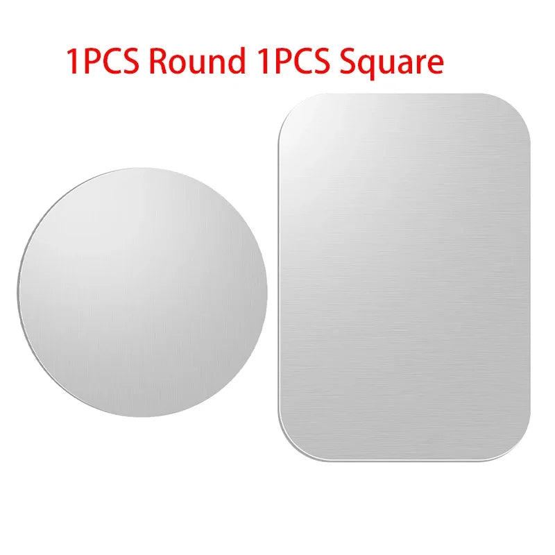 1/2/5/10pcs Magnetic Metal Plate Disk Car Phone Holder Stickers Magnetic Patch Stic additional angle