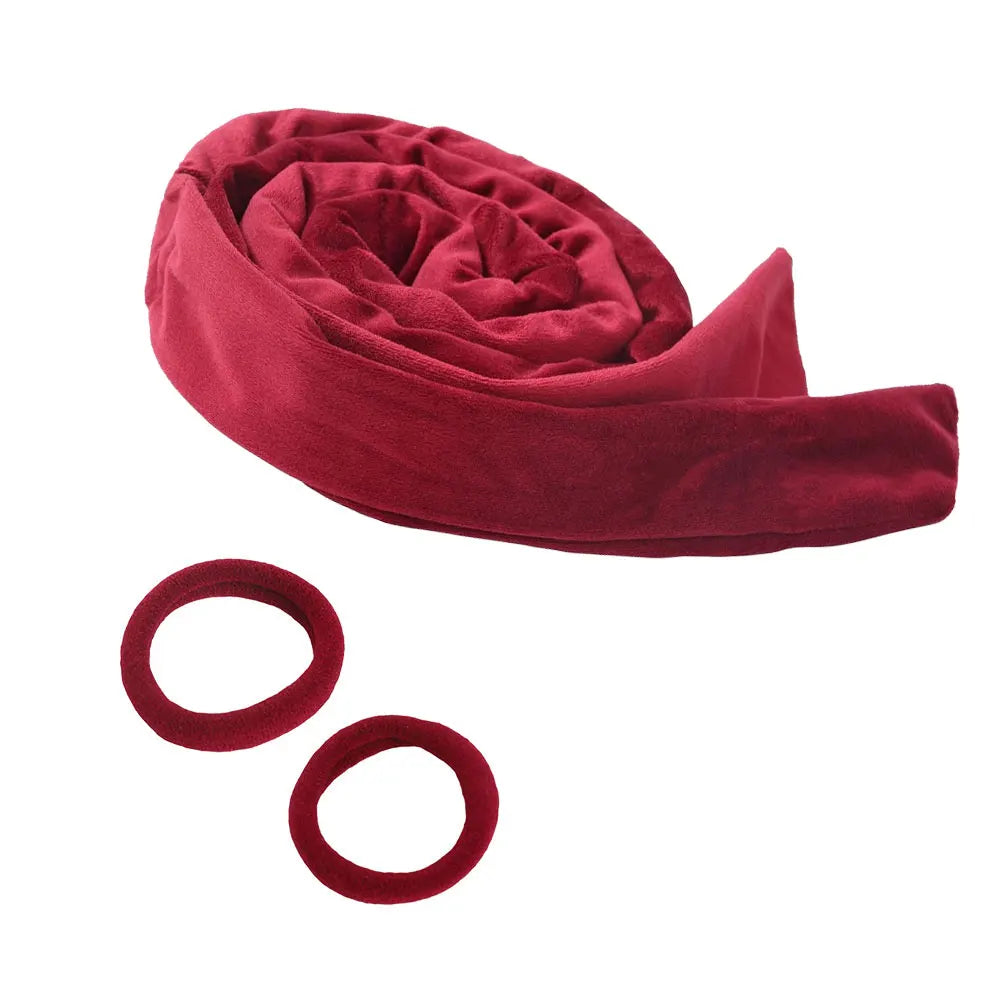 Heatless Curling Rod Headband No Heat Hair Curler Soft Lazy Hair Rollers Sleeping Curl close-up view