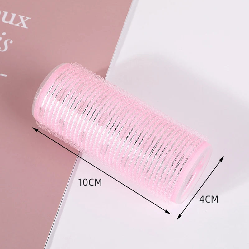 Hair Volume Curlers No Heat Self-Grip Hair Holding Rollers Heatless Curls Modeler Salo close-up view