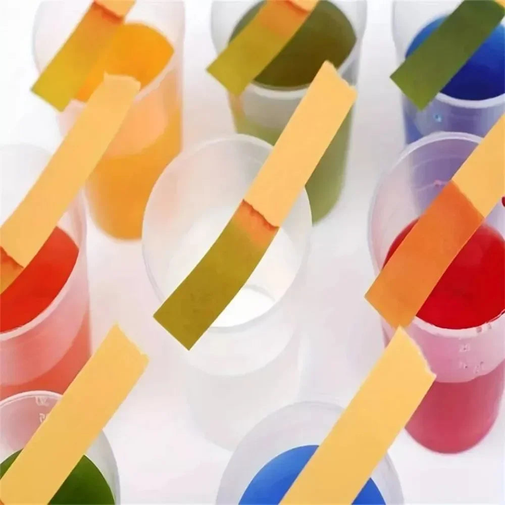 PH Test Paper 80 Strips Full Range 1-14 | Universal Indicator for Aquarium, Water, Sa lifestyle view