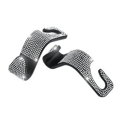 Rhinestone Car Seat Back Hook Bling Diamond Hanger Auto Back Universal Headrest Mount St detail view